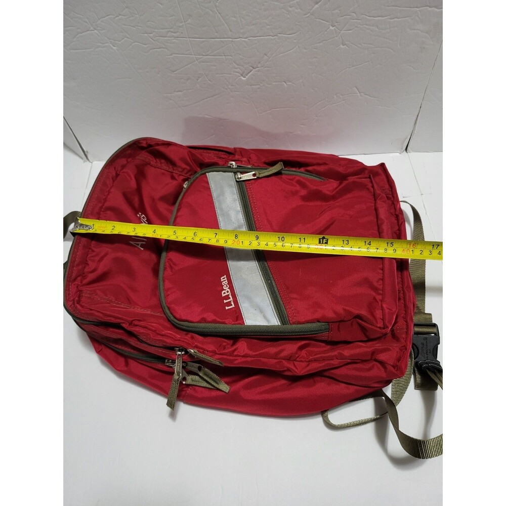LL Bean Backpack Red - Picture 7 of 8